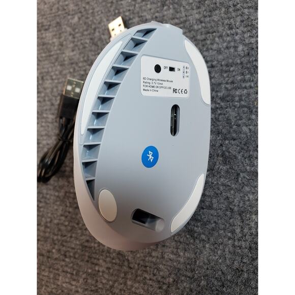 Ergonomic Mouse Bluetooth Wireless, Vertical Mouse Small Mouse w 6 Buttons Blue - Picture 3 of 11